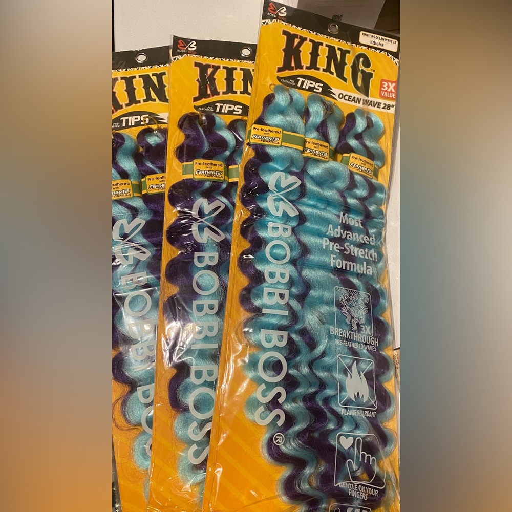 NEW`~ 3pks of 28” King tips synthetic